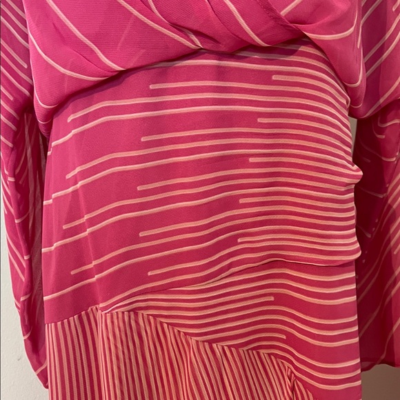 BGBGMAXAZRIA Sunburst High/Low Chiffon Dress - Picture 8 of 17